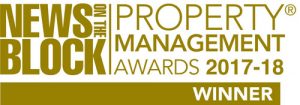 PMS WERE WINNERS AT THE NEWS ON THE BLOCK PROPERTY MANAGEMENT AWARDS 2017-2018
