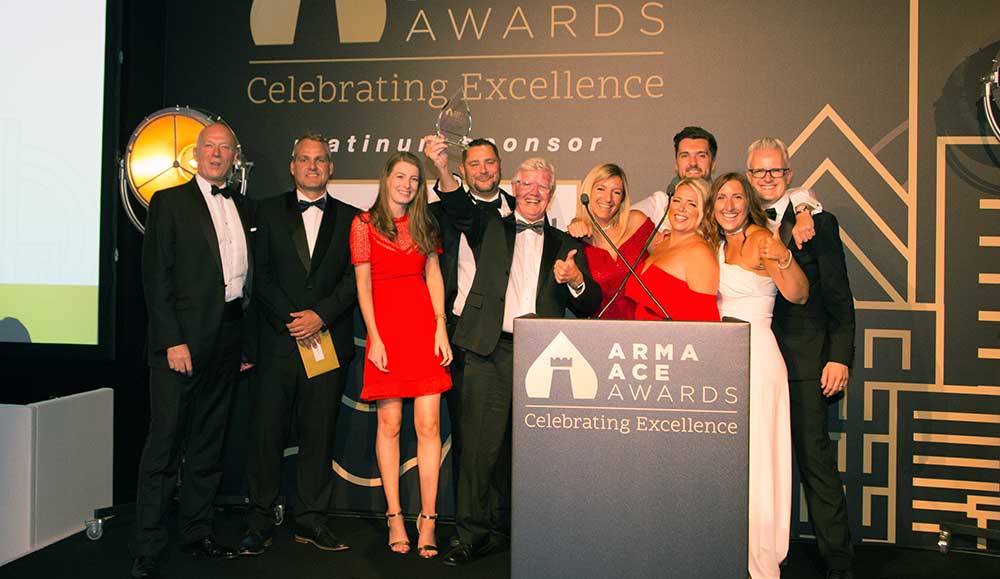 Winners! Larger Managing Agent of the Year at ARMA Ace awards