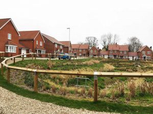 The Burrows housing development in Earls Colne, Essex, managed by PMS Managing Estates